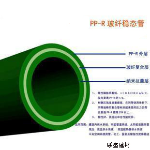 大連PP-R波纖增強復合管