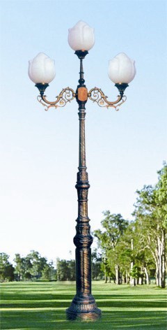 路燈，太陽能，高桿，景觀，庭院，草坪，LED燈