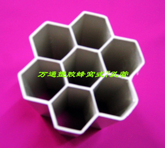 蜂窩式7孔塑料管，PVC蜂窩管