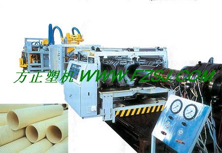 HDPE／PVC雙壁波紋管及PVC大口徑加筋管擠出生產線。