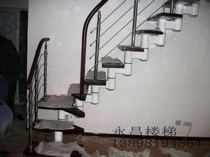 永昌樓梯廠批發按裝閣樓樓梯實木樓梯鋼木樓梯