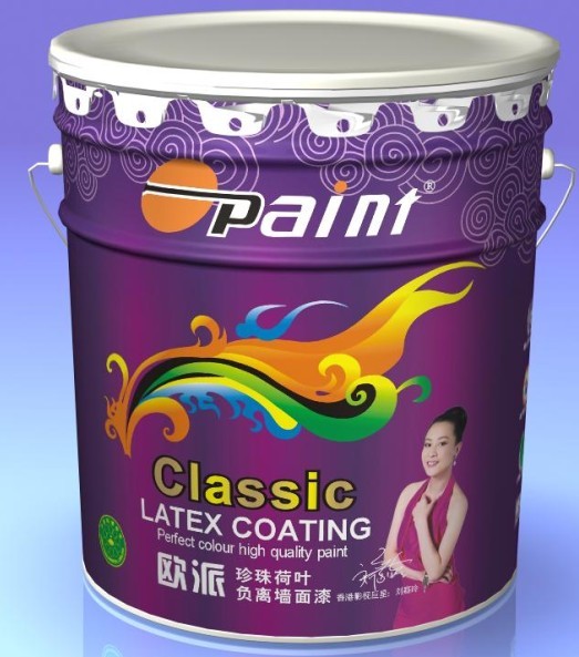 中國品牌油漆涂料 歐派珍珠荷葉負離子墻面漆