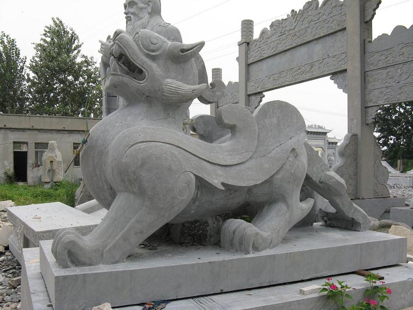石雕貔貅,獬豸，獨角獸，天祿，辟邪