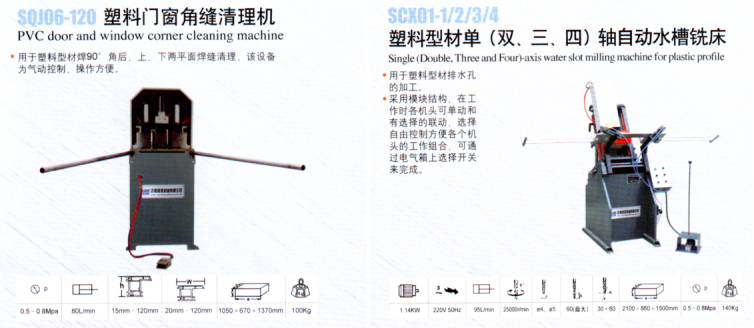 塑鋼門窗設備