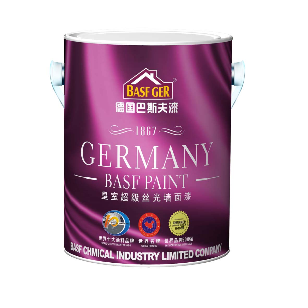 全球品牌 德國巴斯夫皇室超級(jí)絲光墻面漆