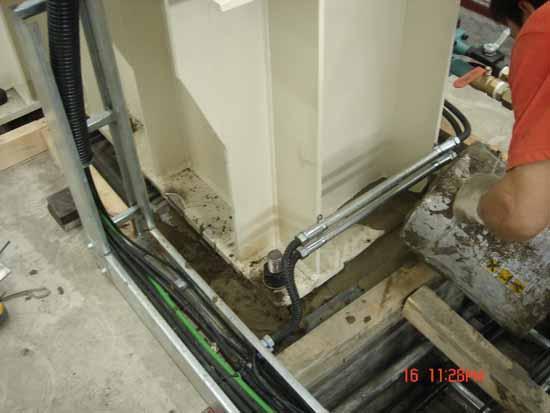 供應灌漿料，電廠機器設備基礎灌漿