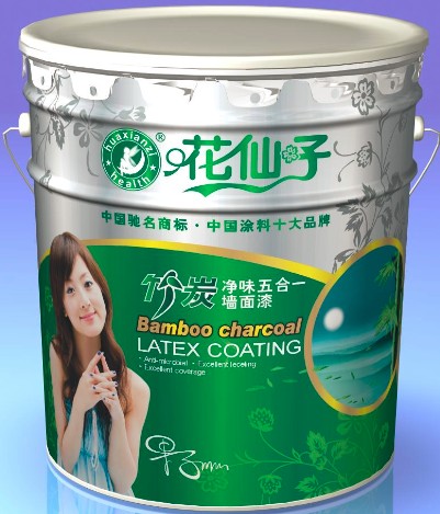 花仙子涂料－竹炭凈味五合一墻面漆