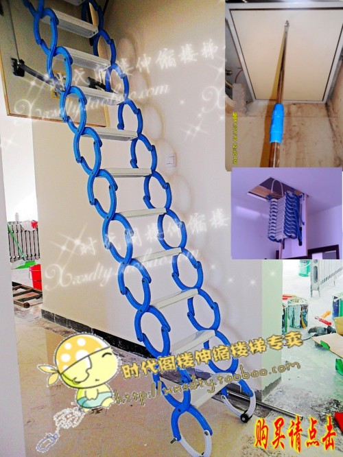 十強閣樓樓梯產品-十強閣樓伸縮樓梯廠家