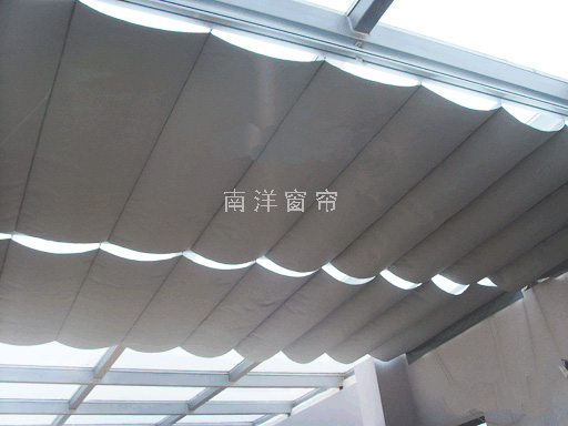 電動開合簾電動天棚簾廠家