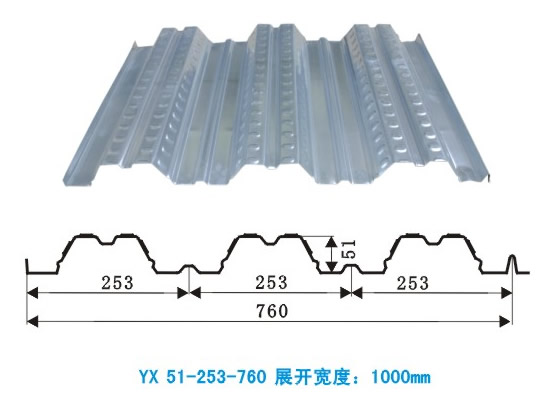 YX51-253-760開口樓承板