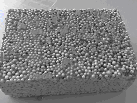 膠粉聚苯顆粒保溫砂漿實拍樣塊、廠家報價