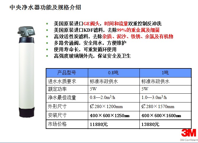 3M中央凈水—價格可談