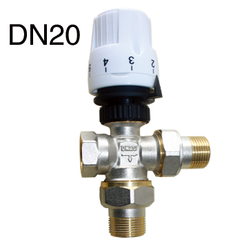 菁華昱創牌：DN20平面三通恒溫閥