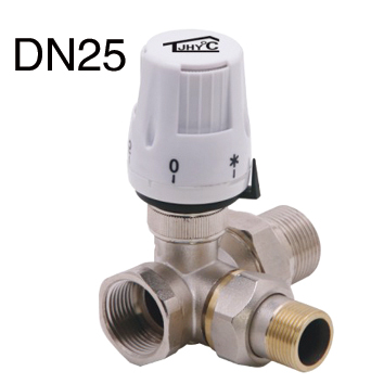 菁華昱創牌：DN25三通恒溫閥