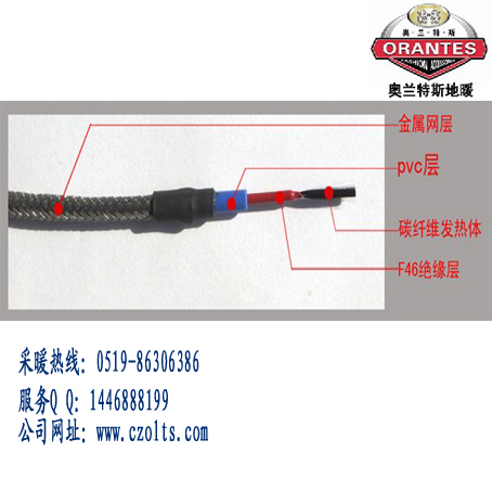 達州碳纖維發熱電纜材料批發