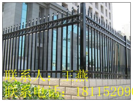 石家莊鋅鋼噴塑護欄圍墻護欄