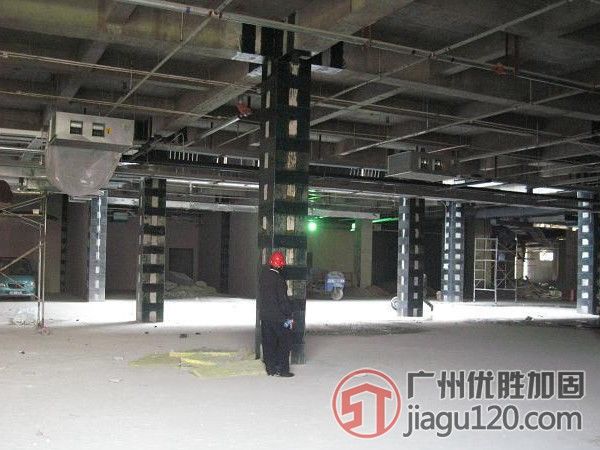 廣州優勝加固承接地下停車場加固 柱子粘鋼 商場改造
