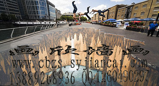 營口3D立體畫、手繪墻畫