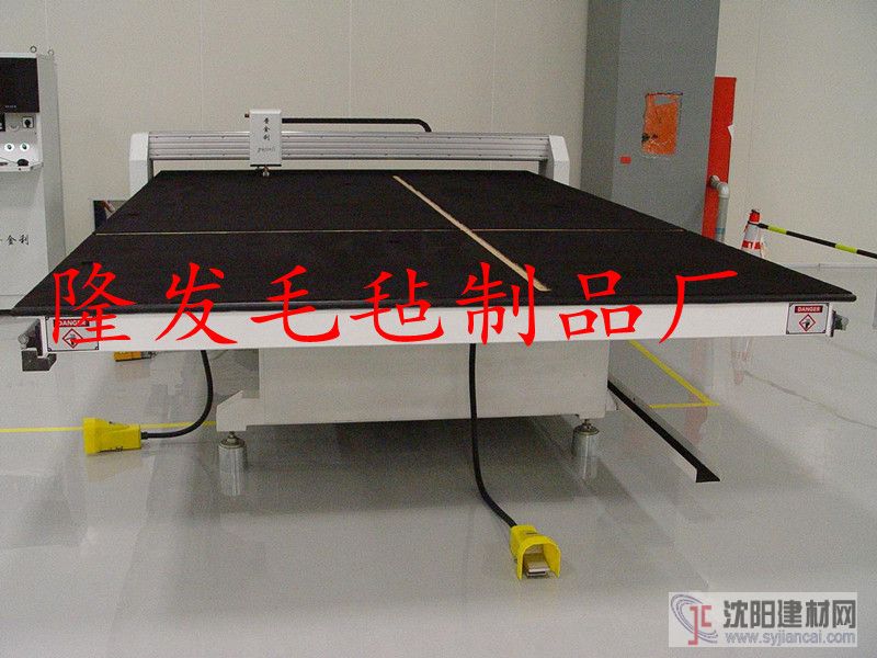 玻璃切割臺用毛氈布，玻璃切割機毛氈