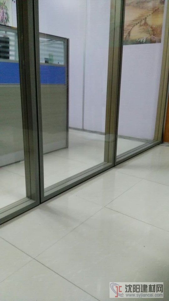 雙玻百葉隔斷單玻隔斷內鋼外鋁型材