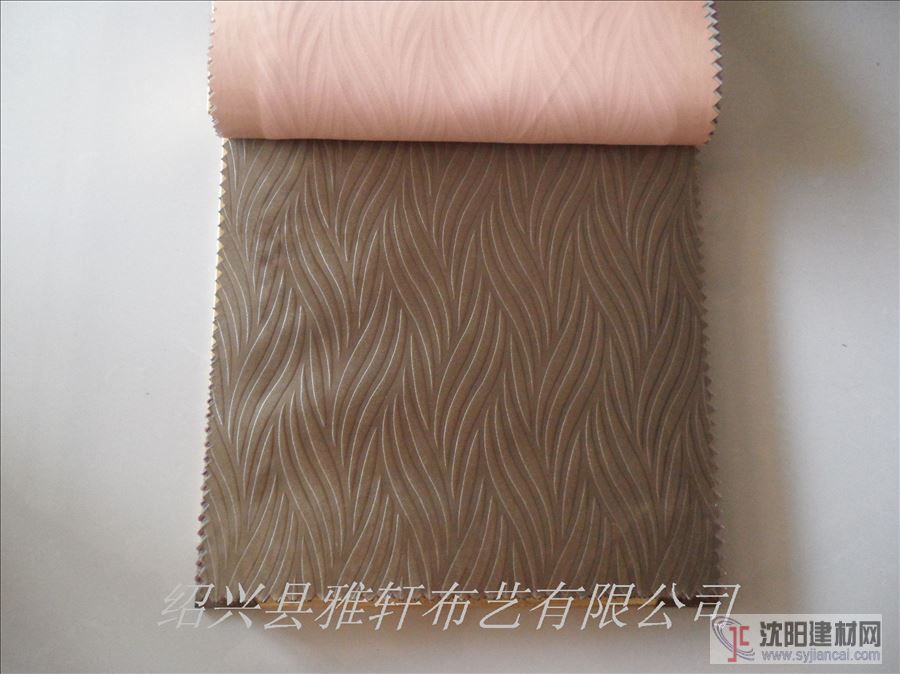 一級環保遮光布柳葉花防火阻燃遮光布
