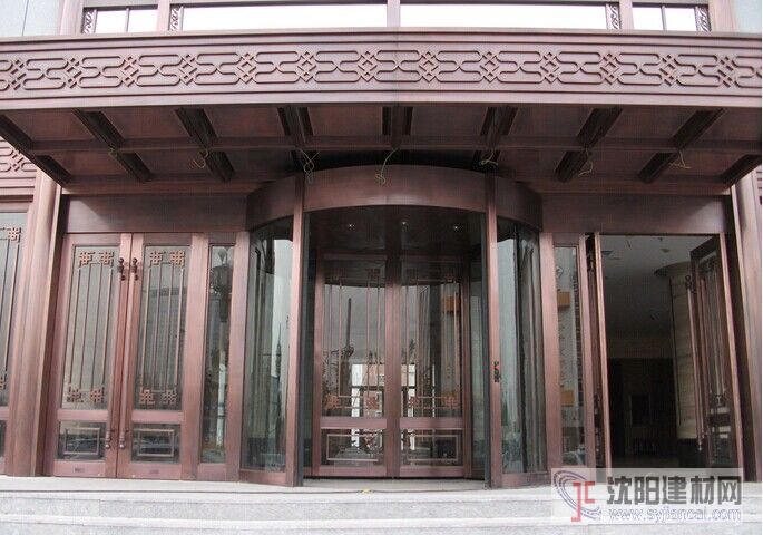 沈陽旋轉門制作