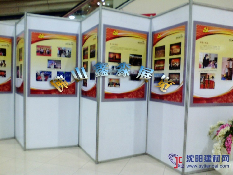 八棱柱組合廣告宣傳屏風(fēng)，展覽屏風(fēng)生產(chǎn)