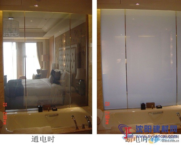 上海智能電控通電調光變色玻璃