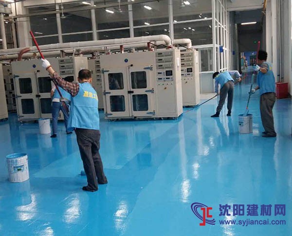 環氧薄涂地坪漆_廠房地坪施工