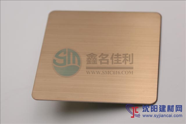 彩色不銹鋼玫瑰金拉絲板 不銹鋼拉絲板供應商