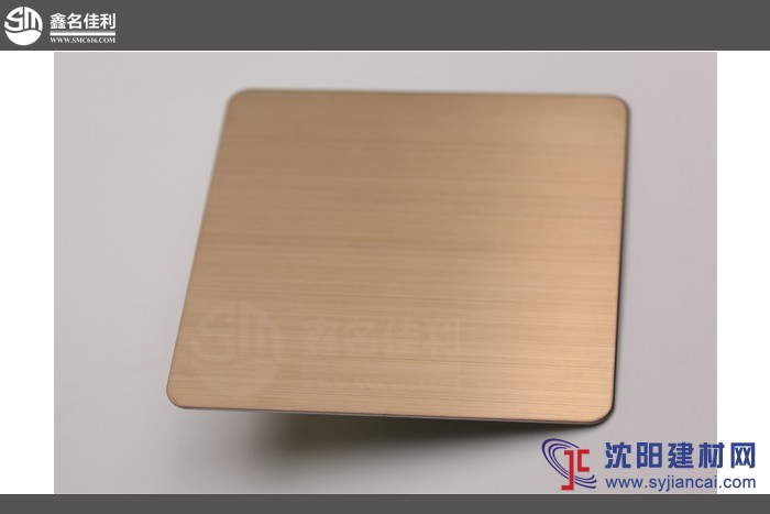 彩色不銹鋼玫瑰金拉絲板 不銹鋼拉絲板供應(yīng)商