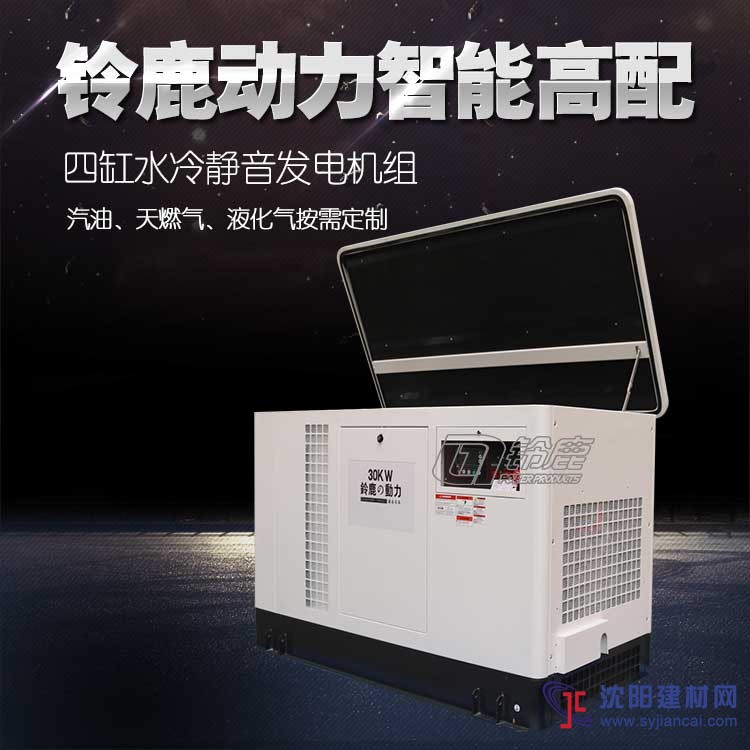 車間移動式30KW靜音汽油發(fā)電機(jī)