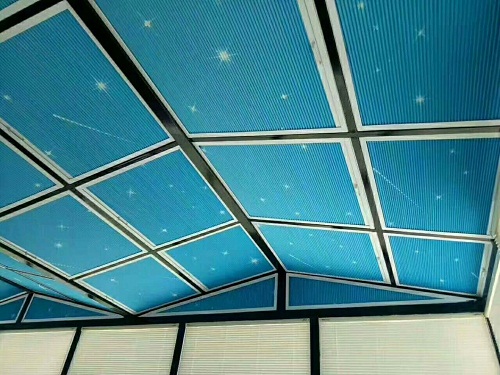 沈陽陽光房蜂巢遮陽簾