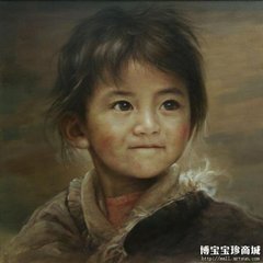 少年主題油畫藝術