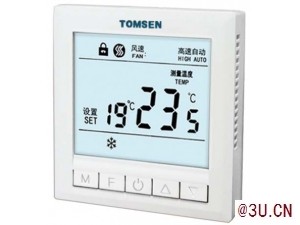 TM618經典大屏按鍵型中央空調溫控器