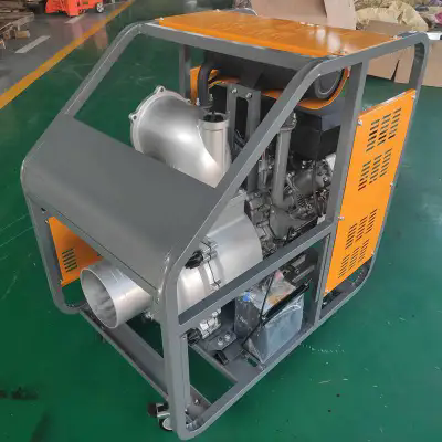 翰絲8寸雙缸汽柴油機泵應急搶險排水泵HS80DPE